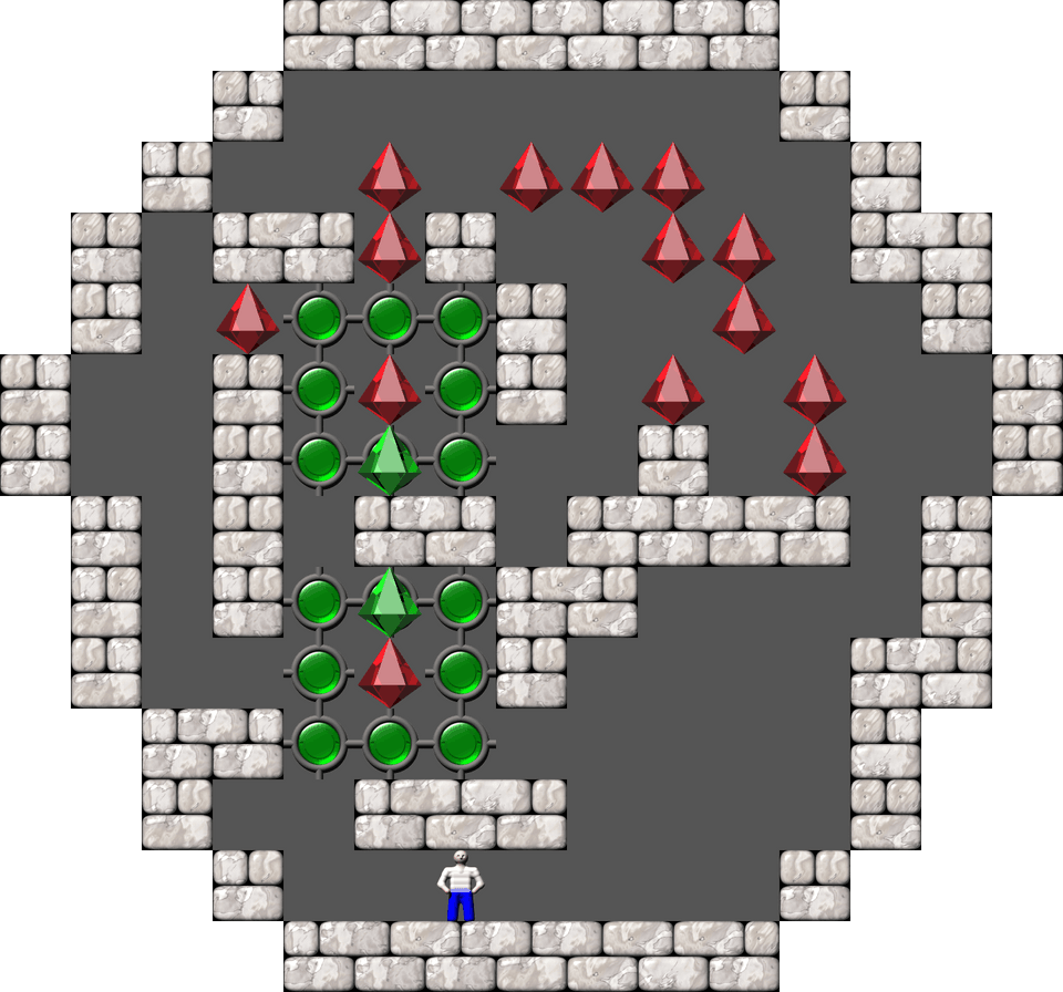 Sokoban ACSmileys 4 level 11